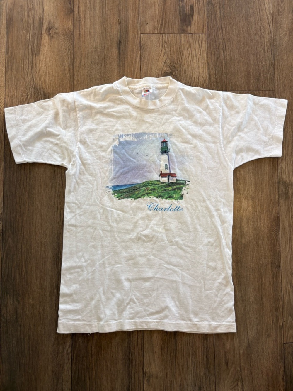 Vintage single stitch charlotte Lighthouse t shirt